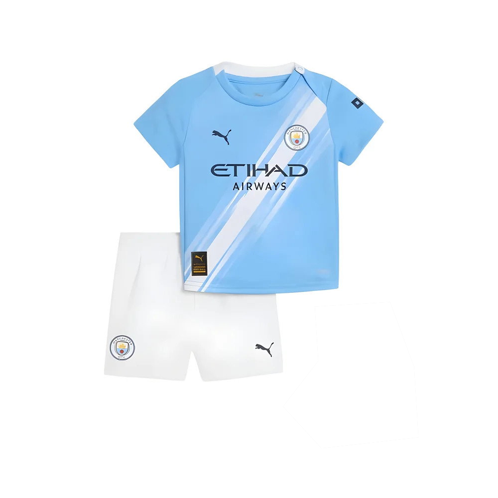 Manchester City Home Kids Kit 2025/26