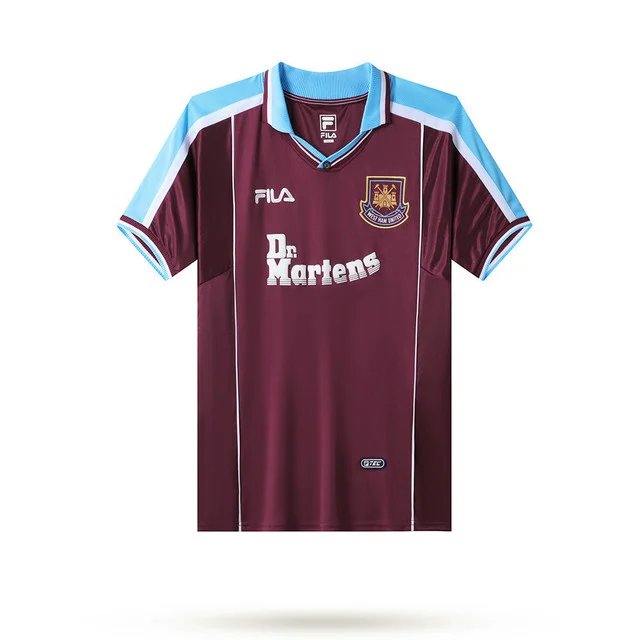 West Ham United Retro Home Kit 1999/01