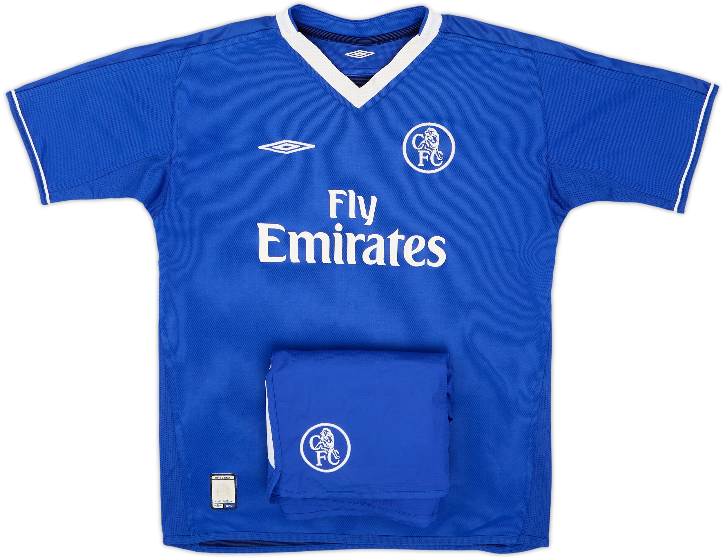 Chelsea FC Retro Home Kids Kit 2003/05