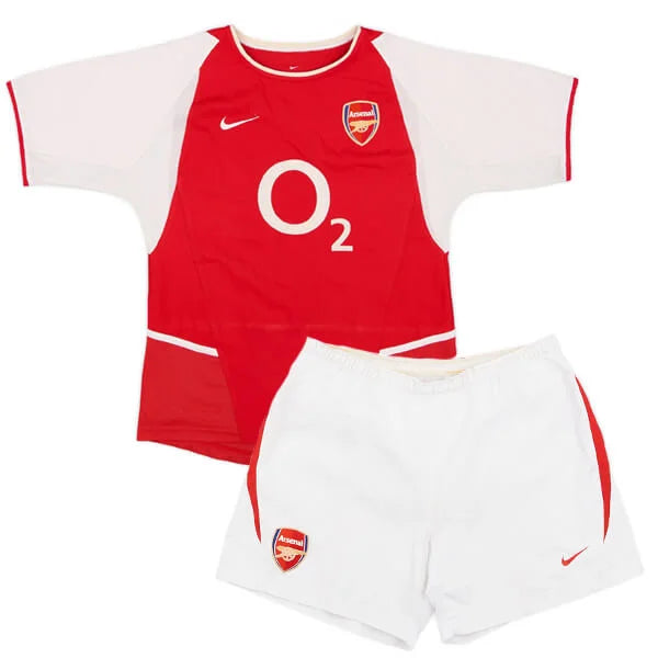 Arsenal FC Retro Home Kids Kit 2002/04