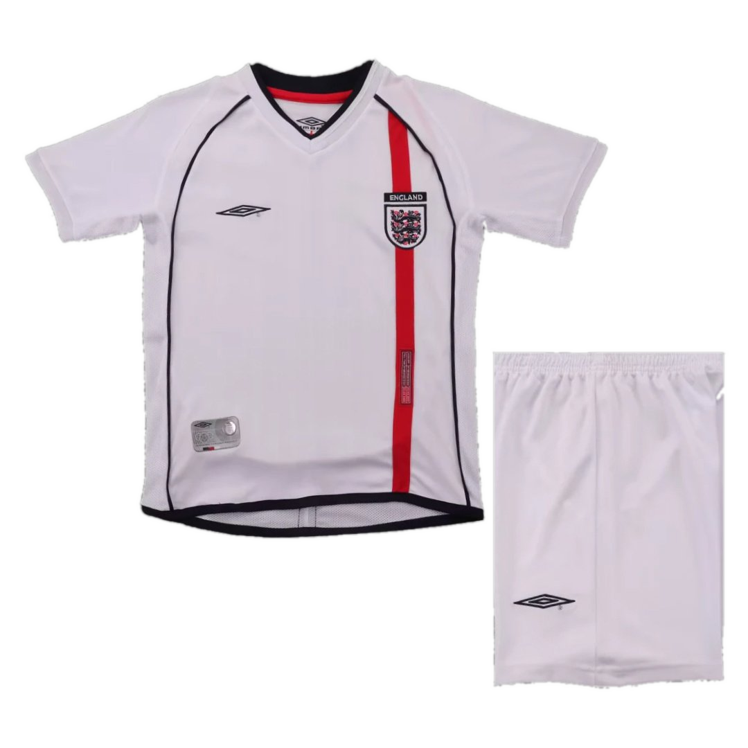 England Retro Home Kids Kit 2002