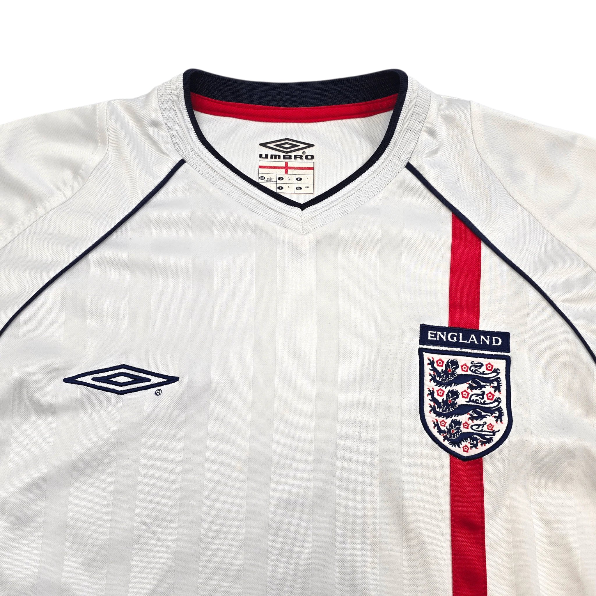 England Retro Home Kit 2001/03
