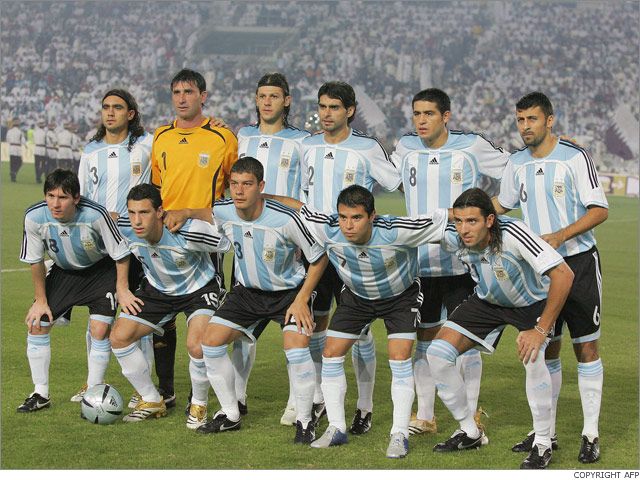 Argentina Retro Home Kit 2006-4